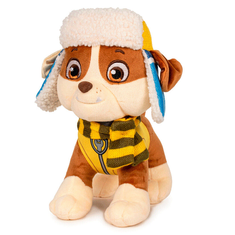 Imagen de Peluche Invierno Rubble Patrulla Canina Paw Patrol 27Cm parte de nuestra colección en Espadas y más, sitio oficial.