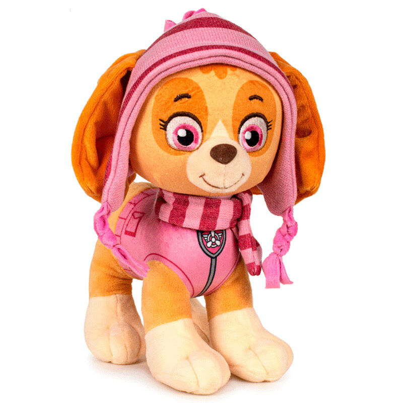 Imagen 1 - Peluche Invierno Skye Patrulla Canina Paw Patrol 27Cm