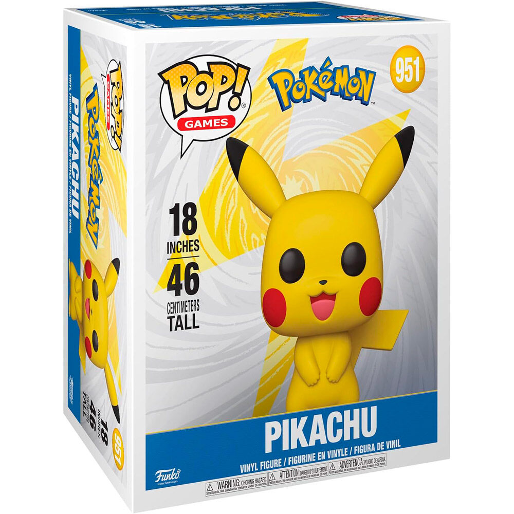 Imagen de Figura Pop Mega Pokemon Pikachu 46Cm parte de nuestra colección en Espadas y más, sitio oficial.