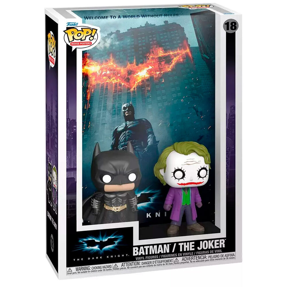 Imagen de Figura Pop Movie Poster Dc Comics The Dark Knight Batman & Joker parte de nuestra colección en Espadas y más, sitio oficial.