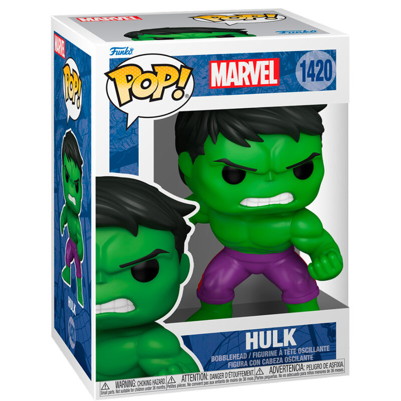 Imagen de Figura Pop Marvel Hulk Classics parte de nuestra colección en Espadas y más, sitio oficial.