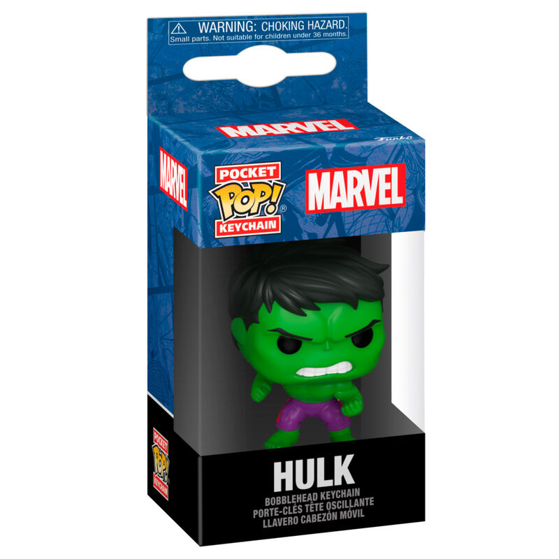 Imagen de Llavero Pocket Pop Marvel Hulk Classics parte de nuestra colección en Espadas y más, sitio oficial.