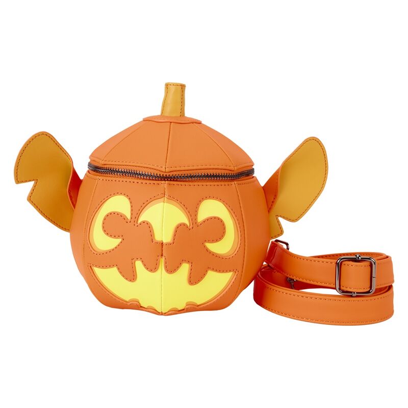 Imagen de Bolso Pumpkin Stitch Disney Loungefly parte de nuestra colección en Espadas y más, sitio oficial.