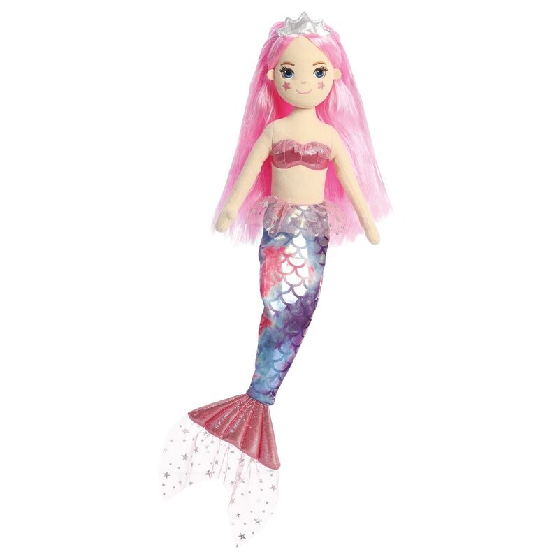 Imagen 1 - Peluche Sirenita Estrella Sea Sparkles 46Cm