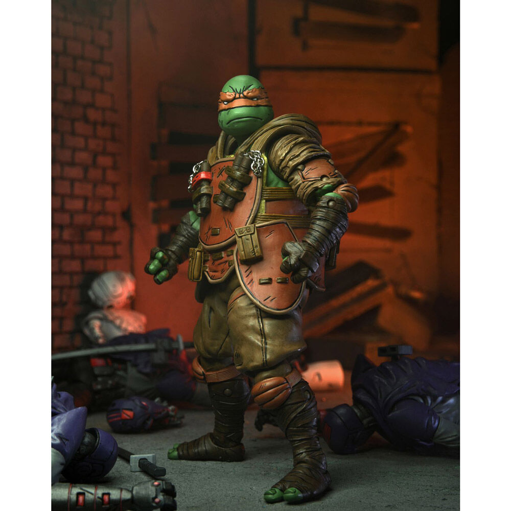 Imagen 5 - Figura Ultimate Flashback Michelangelo Teenage Mutant The Last Ronin Tortugas Ninja 18Cm