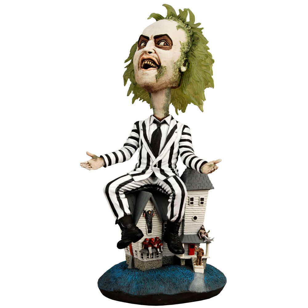 Imagen 1 - Figura Beetlejuice 1988 Striped Suit Head Knocker Beetlejuice 20Cm