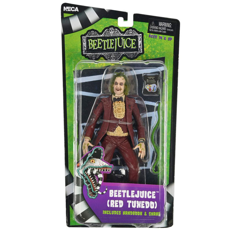 Imagen 1 - Figura Beetlejuice 1988 Red Tuxedo Beetlejuice 18Cm