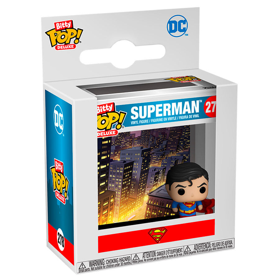 Imagen de Figura Bitty Pop Deluxe Dc Comics Superman parte de nuestra colección en Espadas y más, sitio oficial.