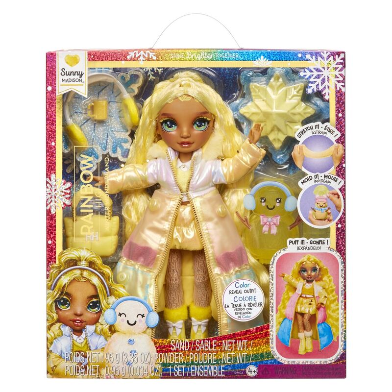 Imagen 1 - Muñeca Sunny Madison Invierno Amarillo Rainbow High
