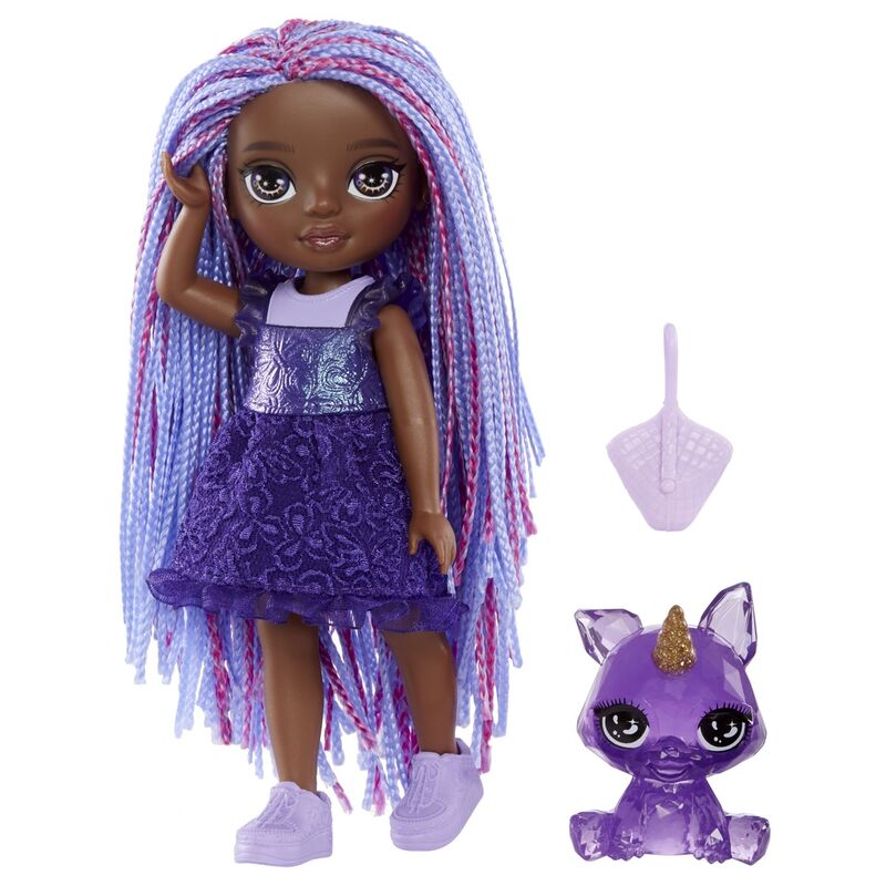 Imagen 2 - Muñeca Little Fashion Indigo Morada Rainbow High