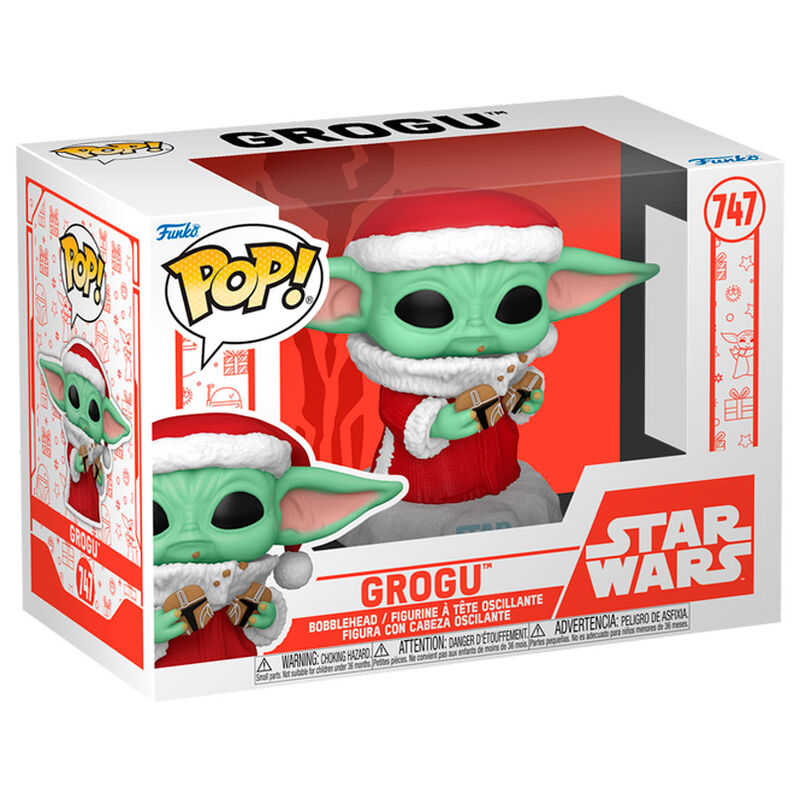 Imagen 1 - Figura Pop Star Wars Grogu With Christmas Cookie