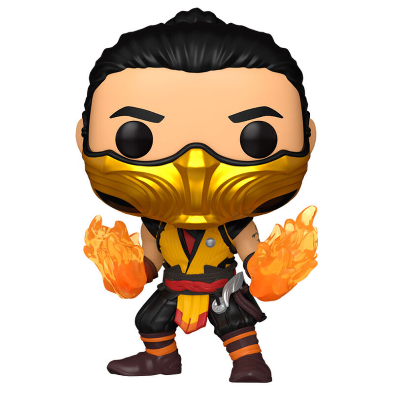 Imagen de Figura Pop Mortal Kombat Scorpion parte de nuestra colección en Espadas y más, sitio oficial.