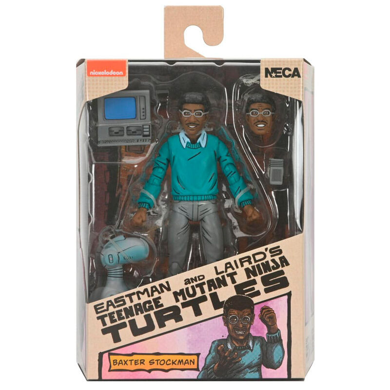 Imagen 1 - Figura Baxter Stockman Mirage Comics Tortugas Ninja 18Cm