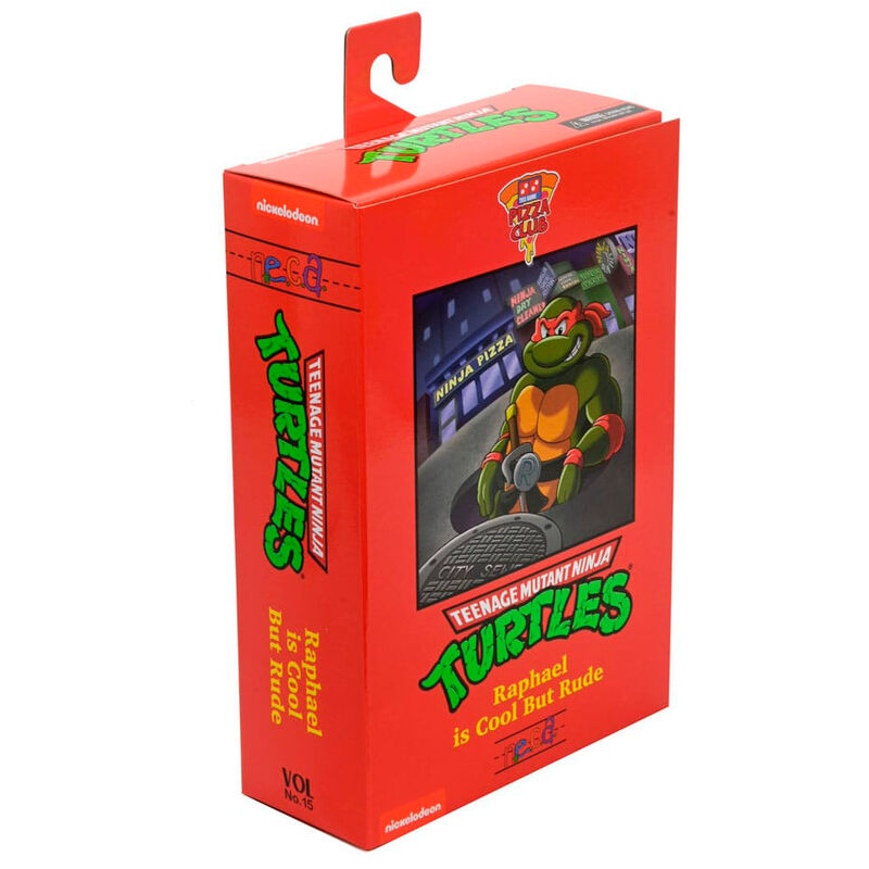 Imagen 2 - Figura Ultimate Raphael Vhs Cartoon Tortugas Ninja 18Cm