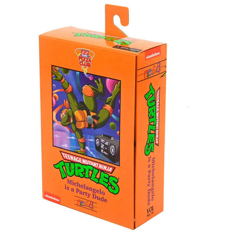 Imagen 2 - Figura Ultimate Michelangelo Vhs Cartoon Tortugas Ninja 18Cm