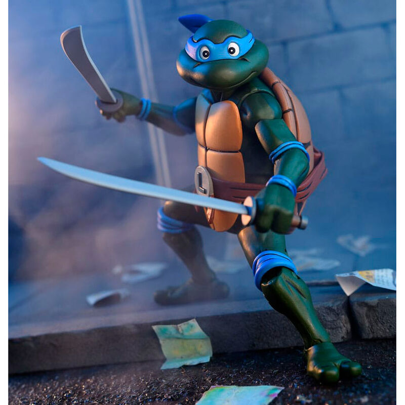 Imagen 5 - Figura Ultimate Leonardo Comics Tortugas Ninja 18Cm