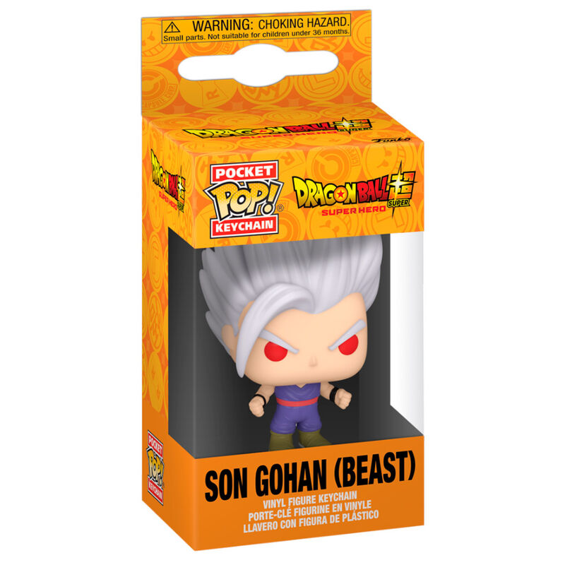 Imagen de Llavero Pocket Pop Dragon Ball Super Super Hero Gohan Beast parte de nuestra colección en Espadas y más, sitio oficial.
