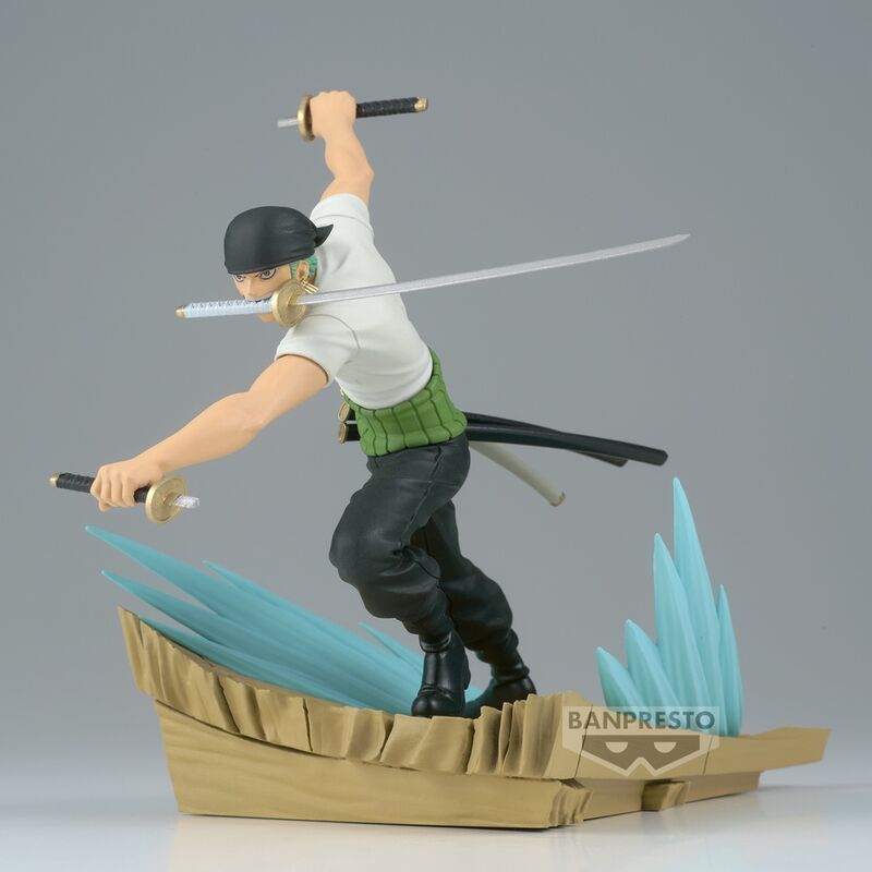 Imagen 2 - Figura Roronoa Zoro Senkozekkei One Piece 11Cm