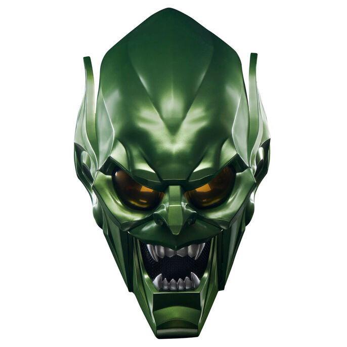 Imagen de Casco Premium Duende Verde Spiderman No Way Home Marvel parte de nuestra colección en Espadas y más, sitio oficial.