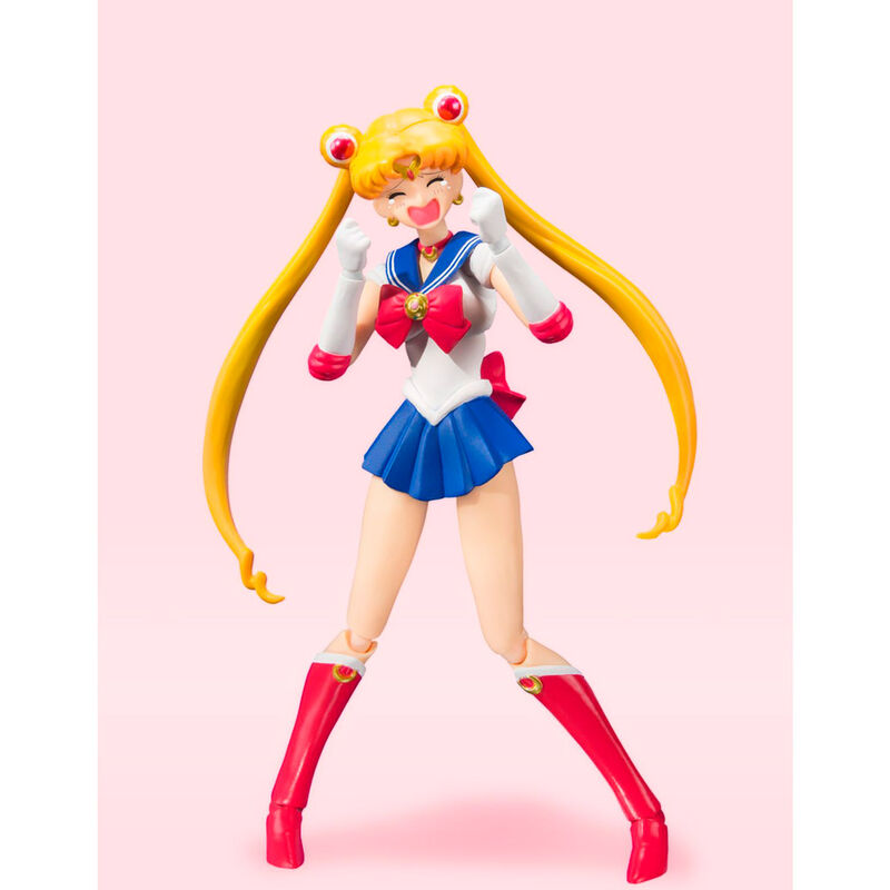 Imagen 3 - Figura S.h Figuarts Sailor Moon Animation Pretty Guardian Sailor Moon 14Cm