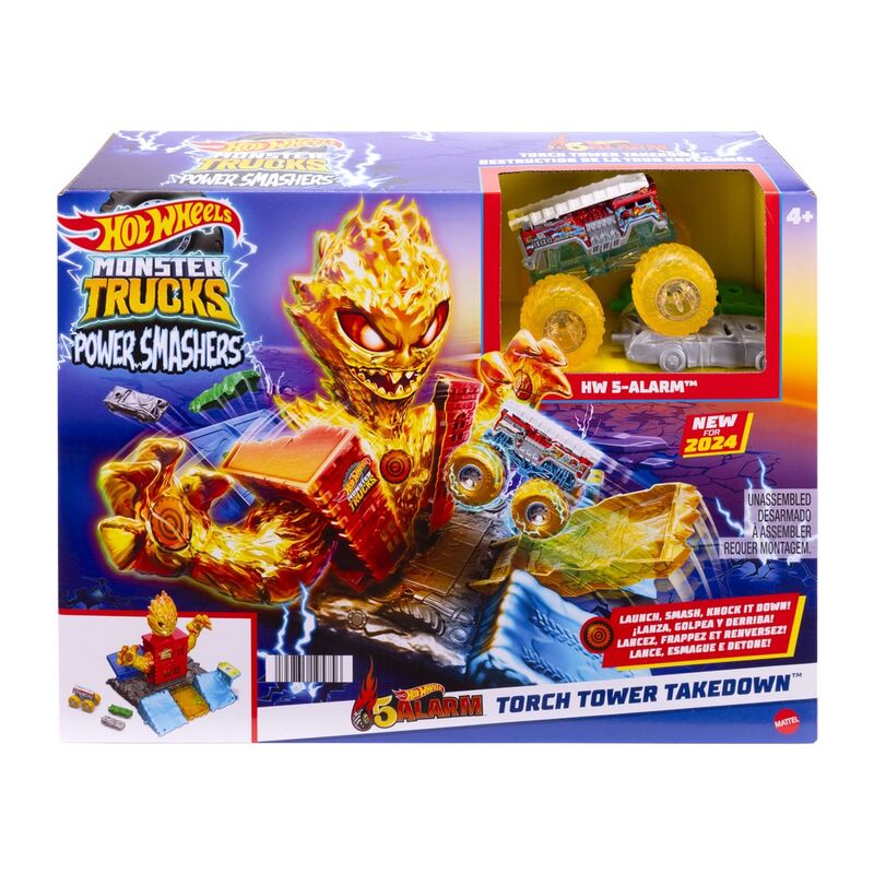 Imagen 1 - Torre En Llamas Monster Trucks Hot Wheels