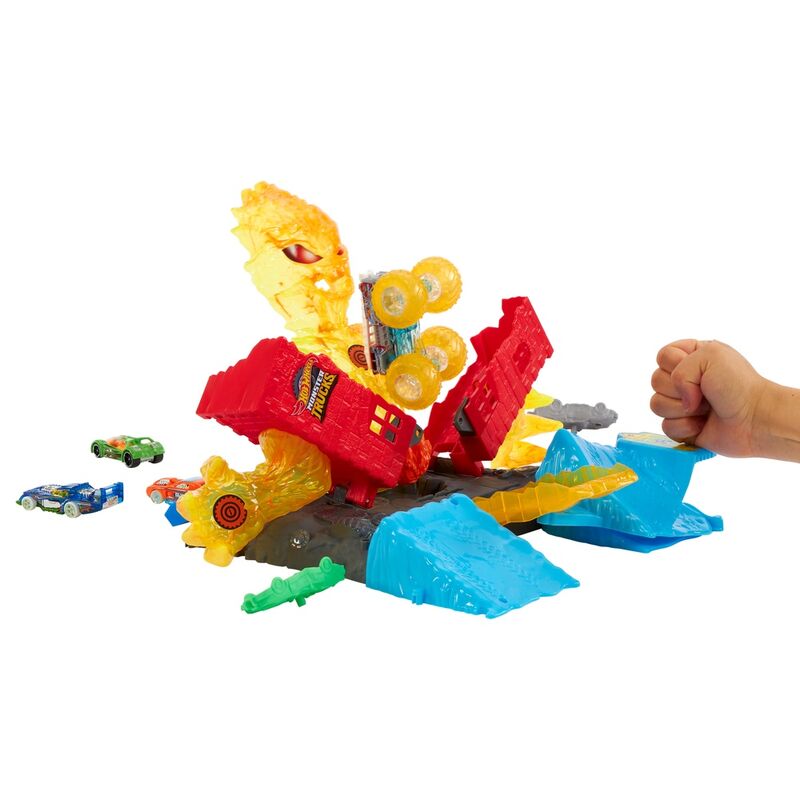 Imagen 3 - Torre En Llamas Monster Trucks Hot Wheels