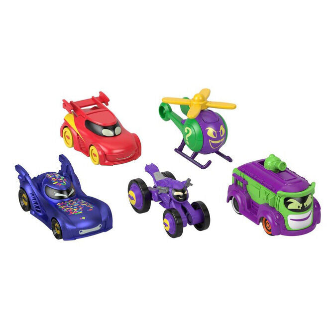 Imagen 2 - Blister 5 Coches Batwheels Dc Comics