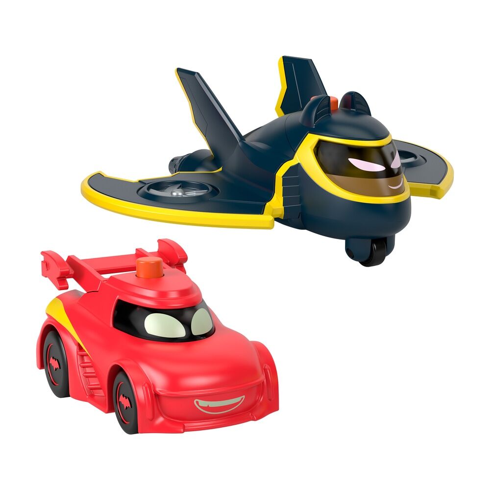 Imagen 3 - Set 2 Coches Redbird & Batwin Batwheels Dc Comics
