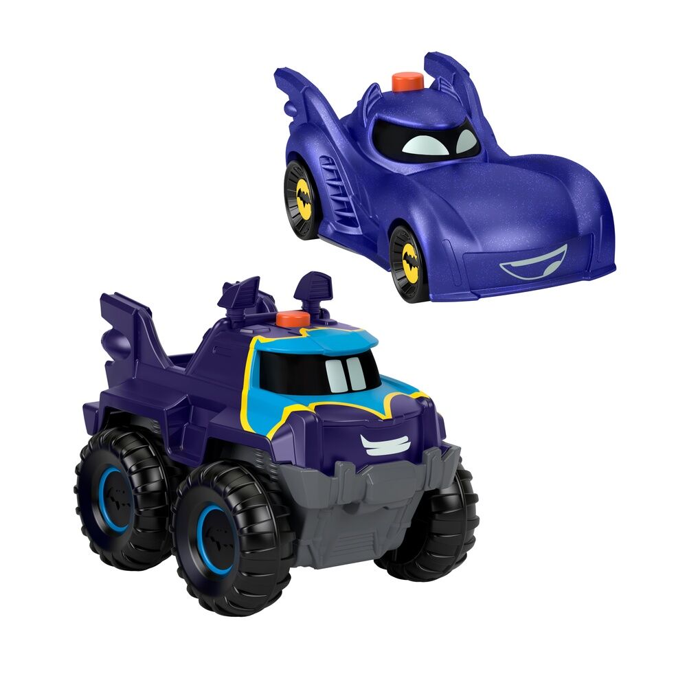Imagen 2 - Set 2 Coches Bam & Buff Batwheels Dc Comics
