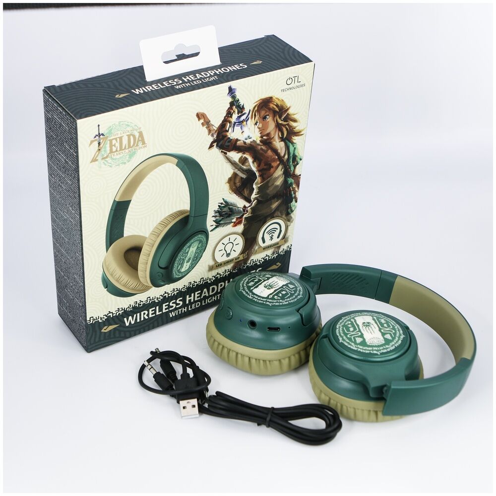 Imagen de Auriculares Inalambricos Led The Legend Of Zelda parte de nuestra colección en Espadas y más, sitio oficial.