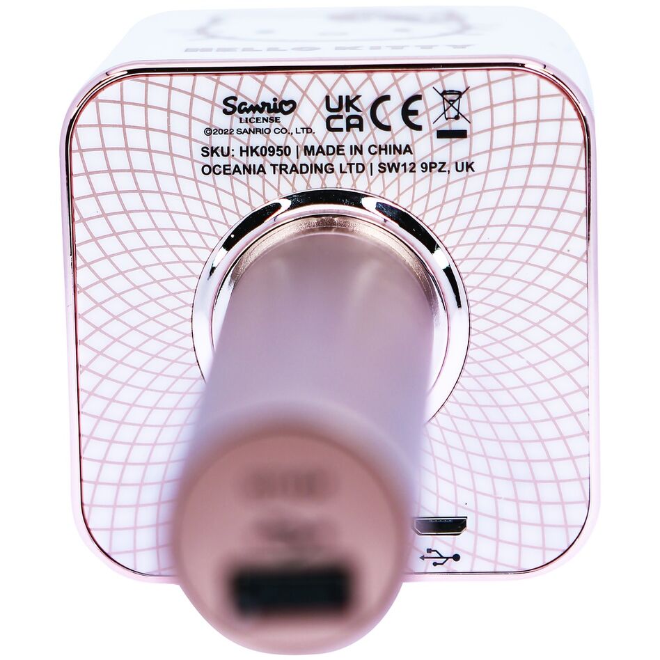 Imagen de Microfono Karaoke Hello Kitty parte de nuestra colección en Espadas y más, sitio oficial.