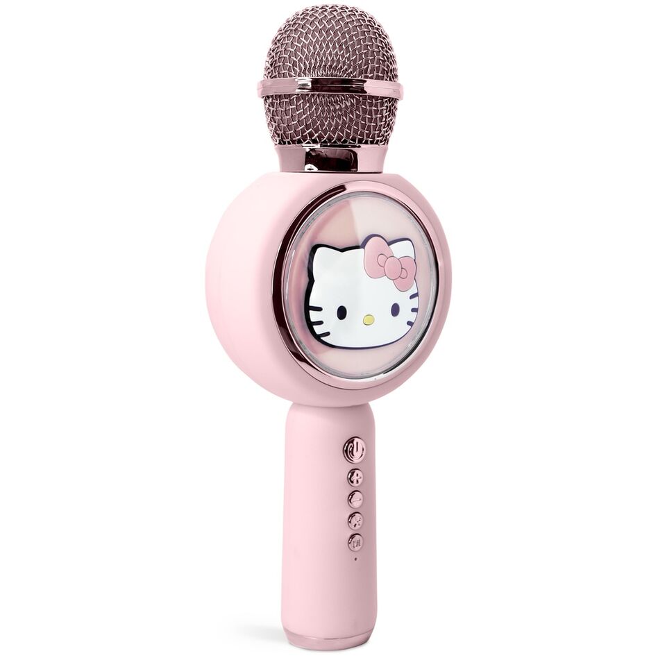 Imagen de Microfono Altavoz Led Hello Kitty parte de nuestra colección en Espadas y más, sitio oficial.