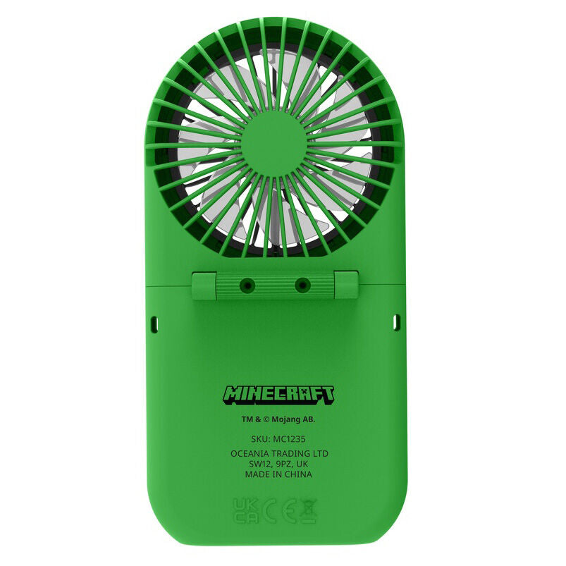 Imagen 1 - Mini Ventilador Plegable Portatil 3D Minecraft