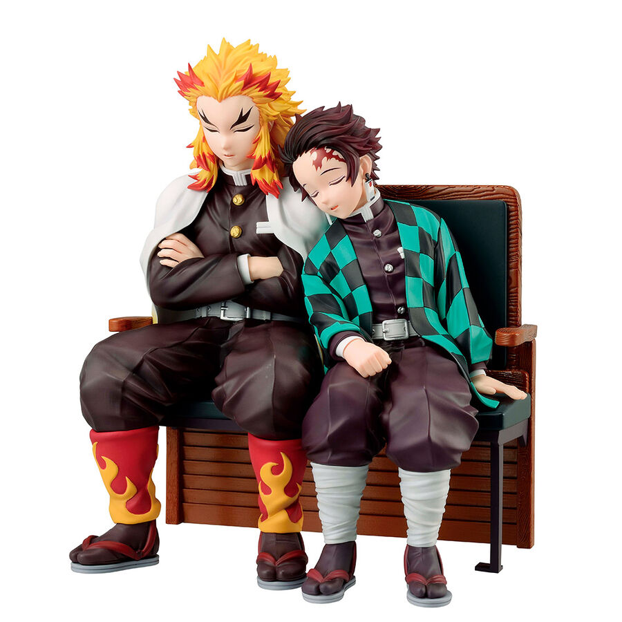 Imagen 1 - Figura Ichibansho Tanjiro Kamado & Kyojuro Rengoku Locus Demon Slayer Kimetsu No Yaiba 15Cm