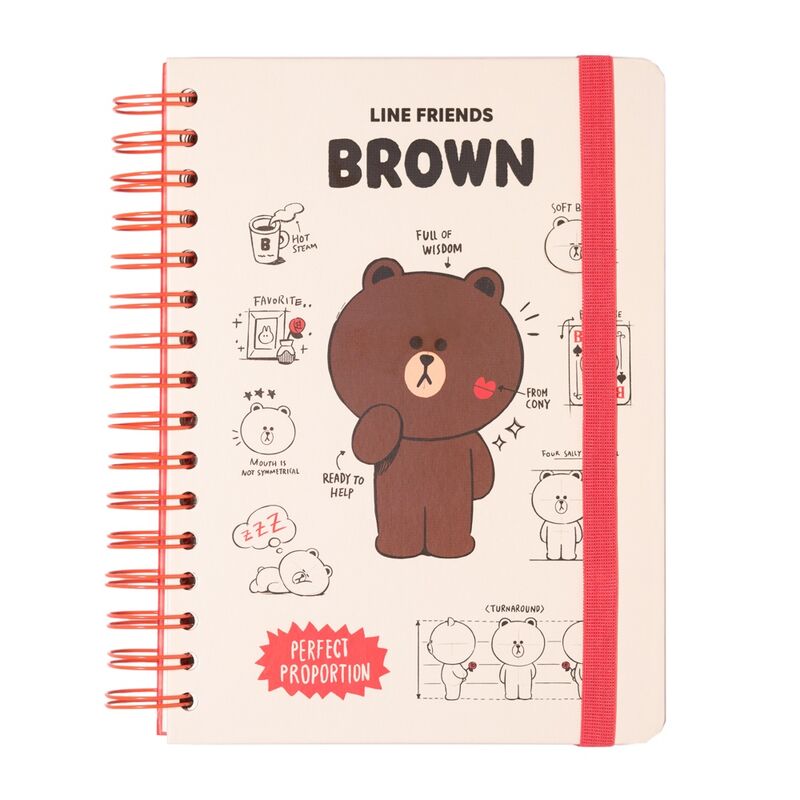 Imagen 1 de Cuaderno A5 Line Friends