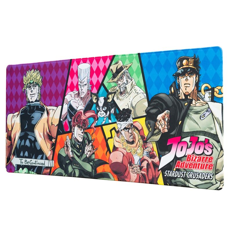Imagen de Alfombrilla Gaming Jojos Bizarre Adventure parte de nuestra colección en Espadas y más, sitio oficial.