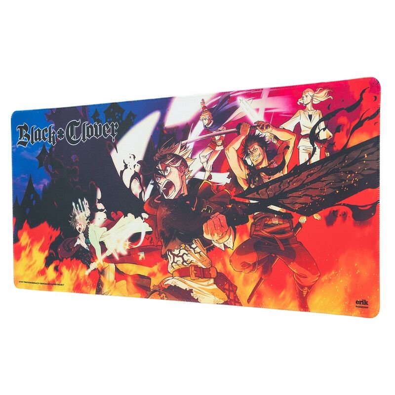Imagen de Alfombrilla Gaming Black Clover parte de nuestra colección en Espadas y más, sitio oficial.