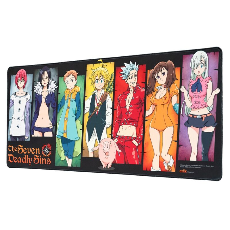 Imagen de Alfombrilla Gaming Seven Deadly Sins parte de nuestra colección en Espadas y más, sitio oficial.