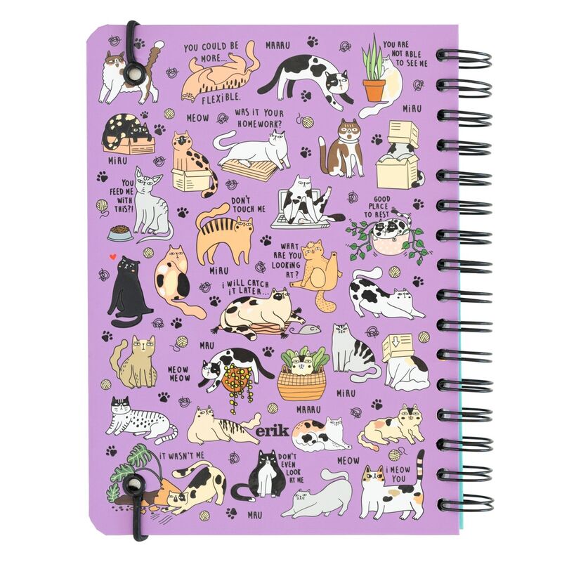 Imagen de Cuaderno A5 Meow Meow parte de nuestra colección en Espadas y más, sitio oficial.