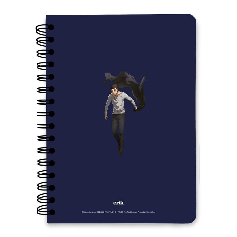 Imagen de Cuaderno A5 Attack On Titan parte de nuestra colección en Espadas y más, sitio oficial.