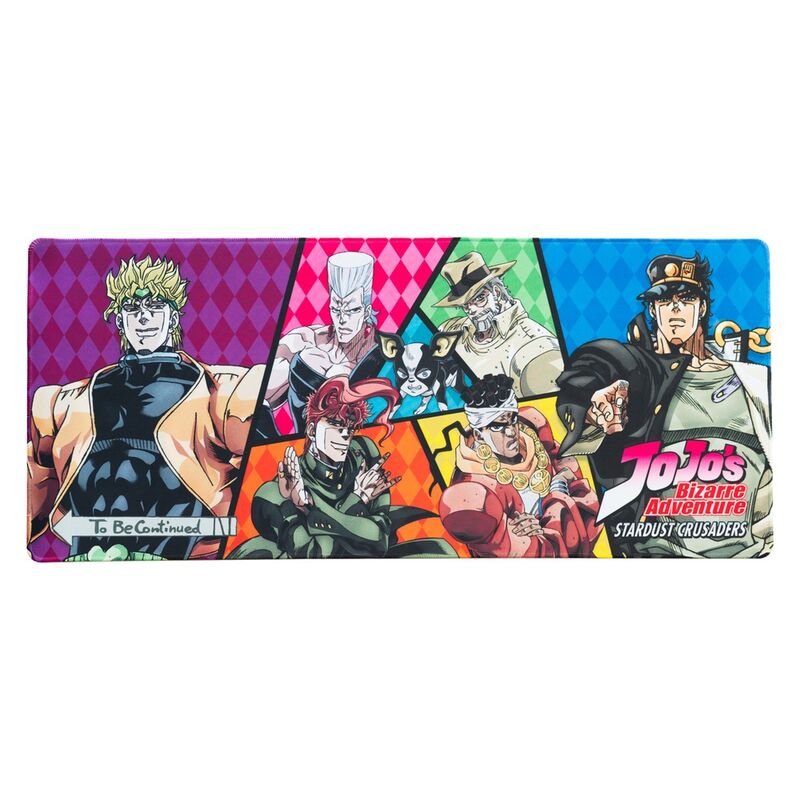 Imagen de Alfombrilla Gaming Jojos Bizarre Adventure parte de nuestra colección en Espadas y más, sitio oficial.
