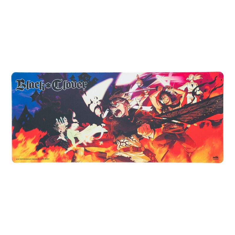 Imagen de Alfombrilla Gaming Black Clover parte de nuestra colección en Espadas y más, sitio oficial.