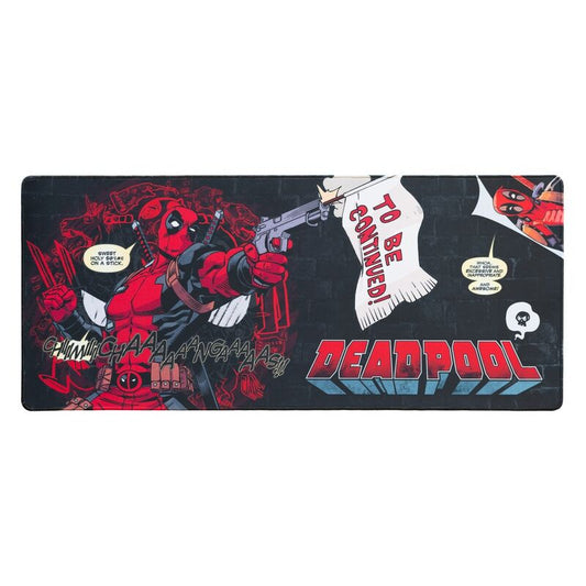 Imagen de Alfombrilla Gaming Deapool Marvel parte de nuestra colección en Espadas y más, sitio oficial.