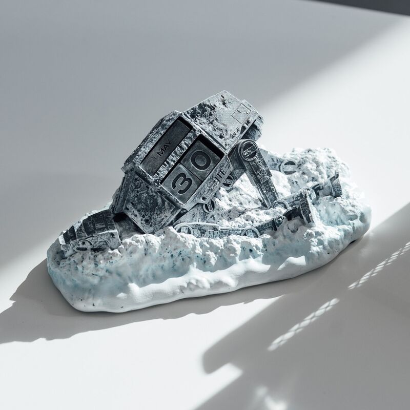 Imagen 3 de Calendario Perpetuo 3D At-At Derribado Star Wars