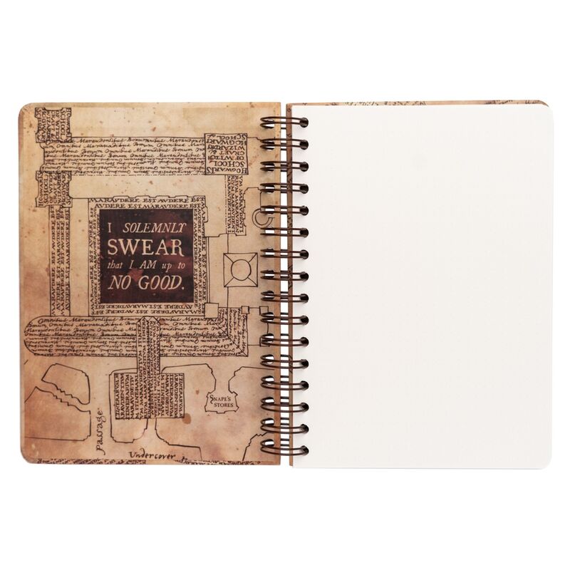 Imagen 3 - Cuaderno A5 Mapa Del Merodeador Harry Potter