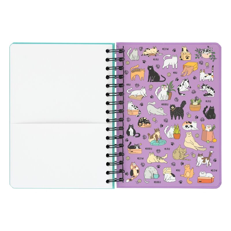 Imagen de Cuaderno A5 Meow Meow parte de nuestra colección en Espadas y más, sitio oficial.