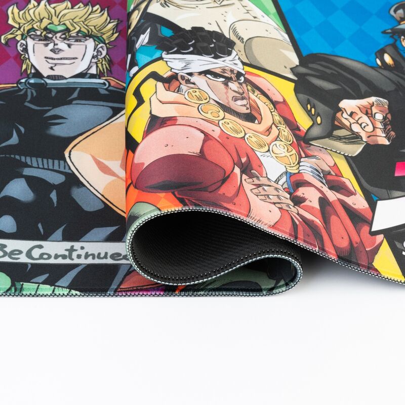 Imagen de Alfombrilla Gaming Jojos Bizarre Adventure parte de nuestra colección en Espadas y más, sitio oficial.