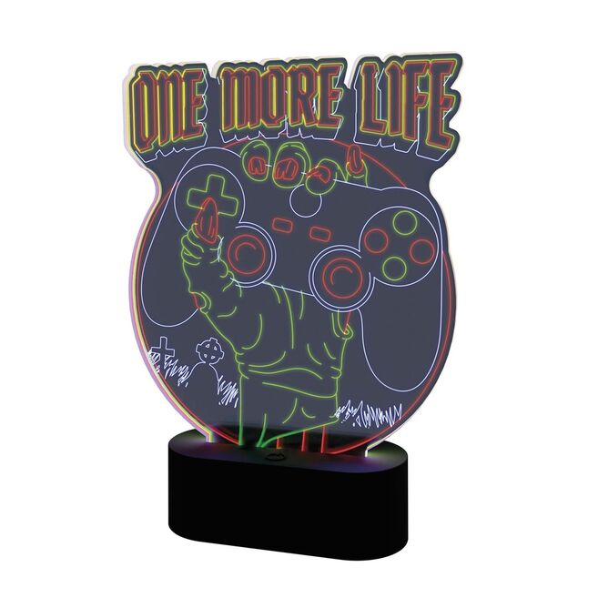 Imagen 1 - Lampara Led Gameration One More Life