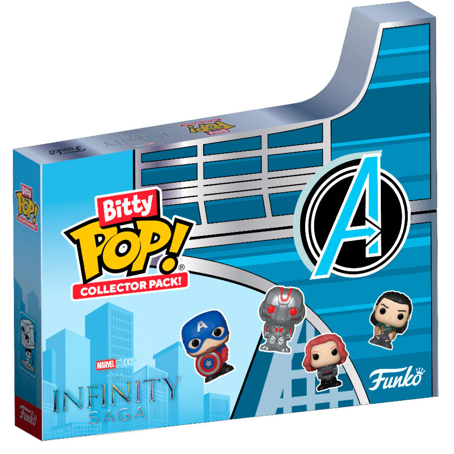 Imagen de Multipack Bitty Pop Marvel Infinity Saga 12Pzs parte de nuestra colección en Espadas y más, sitio oficial.