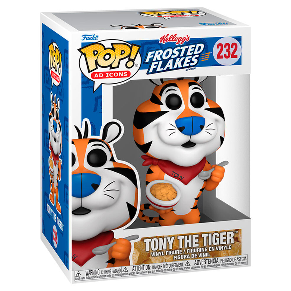 Imagen de Figura Pop Kelloggs Frosted Flakes Tony The Tiger parte de nuestra colección en Espadas y más, sitio oficial.